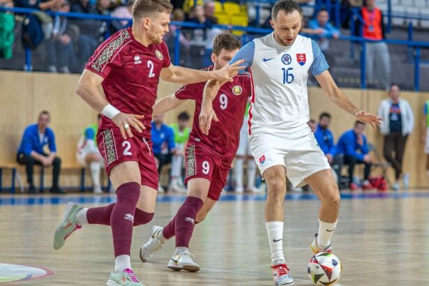 Slováci remizovali s Bieloruskom, Košice videli šesťgólový futsal