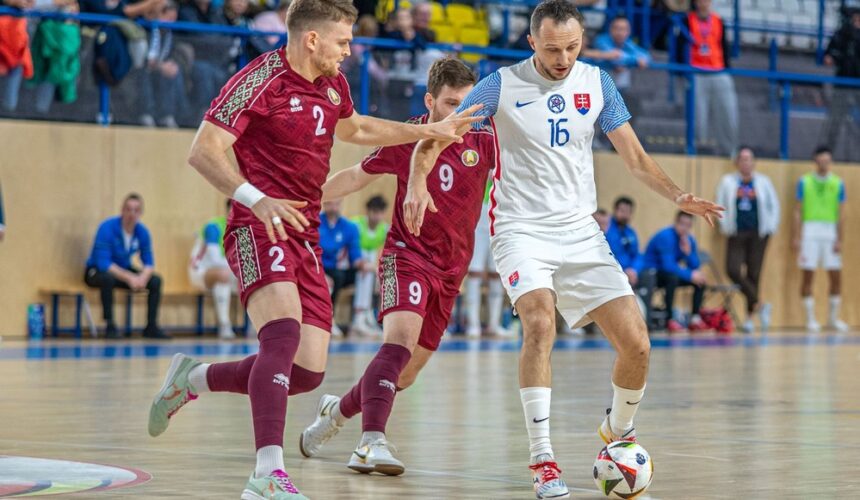 Slováci remizovali s Bieloruskom, Košice videli šesťgólový futsal