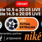 Vyvrcholenie bojov o titul v Niké Futsal Extralige prinesie v priamych prenosoch :ŠPORT na RTVS