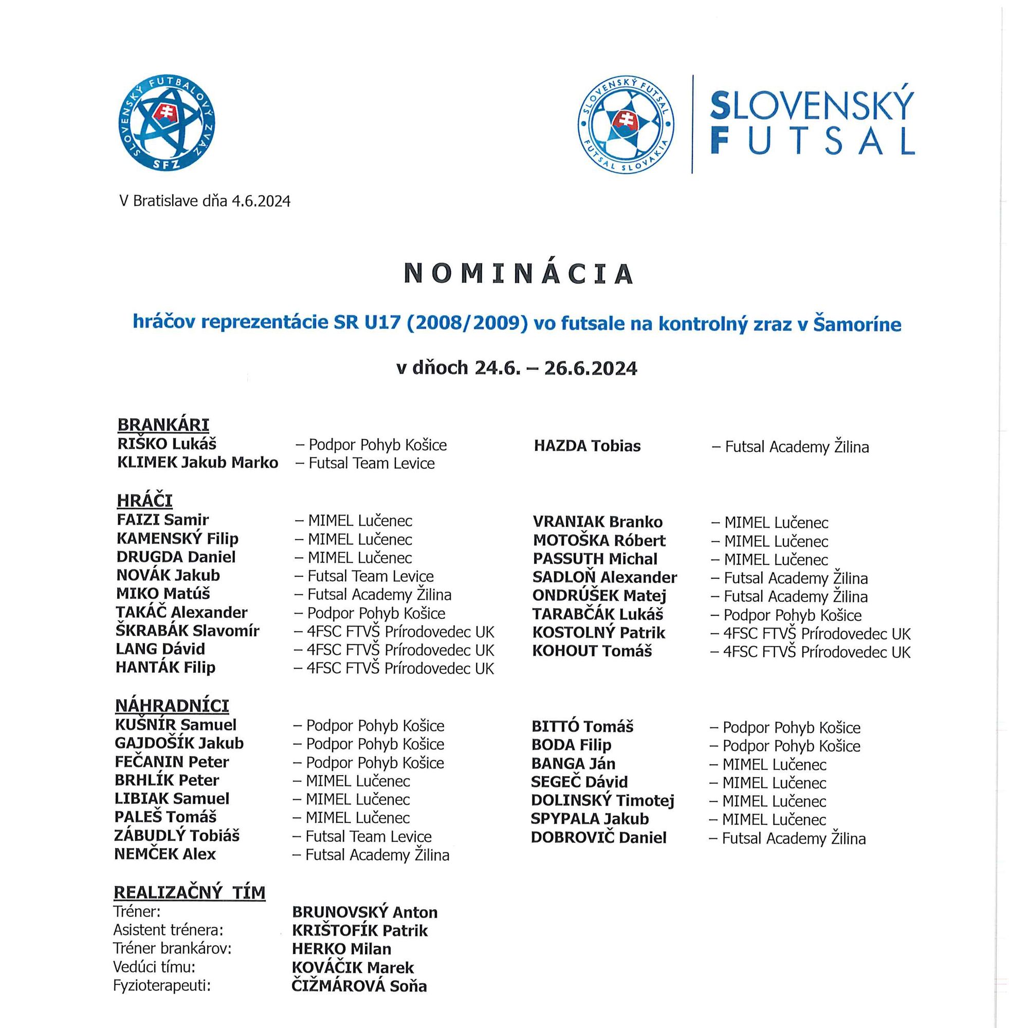 Nominačný list reprezentácie SR U17 - Šamorín.jpg