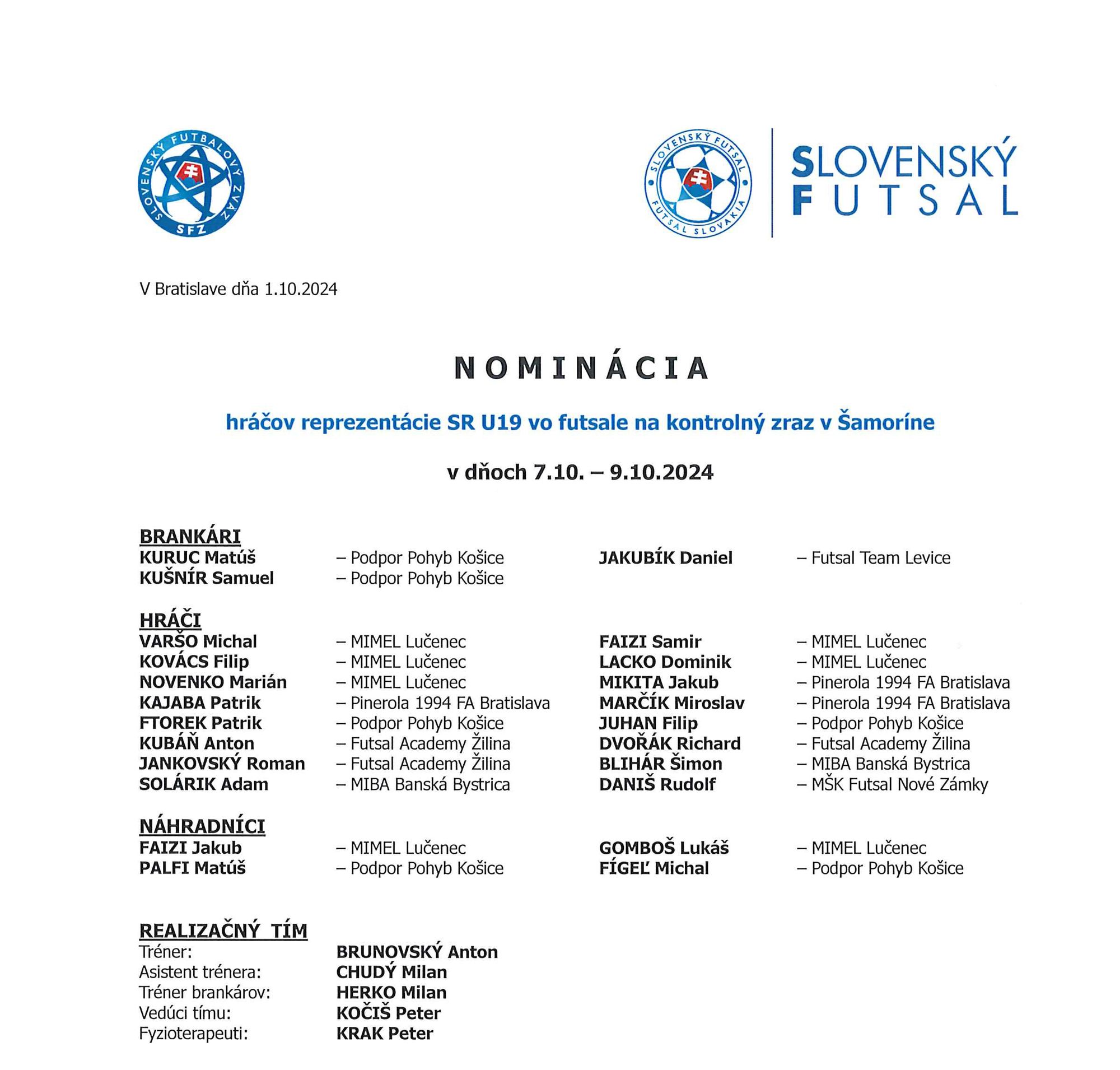 Nominačný list SR U19_oktober_ŠAMORÍN.jpg