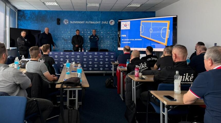 Slovenský futsal investuje do kvality. Rozhodcov a delegátov školil inštruktor FIFA Pedro Ángel Galán Nieto
