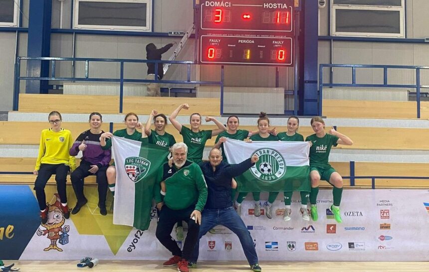 5.kolo Ženskej Niké Futsal Ligy: Prešov si vezie z Badína pri Banskej Bystrici všetky body