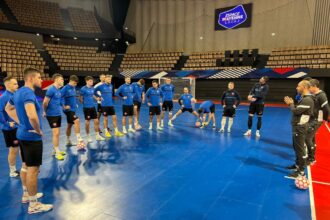 Slováci si vyskúšali palubovku v Espace Mayenne á Laval, zajtra ich čaká zápas o udržanie šance na MS