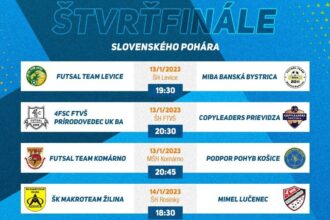 1/4-FINÁLE Slovenského Pohára: Kto sa prebojuje do februárového turnaja Final Four