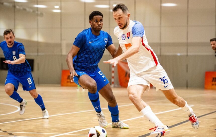 FUTSAL Base: Slovensko remizovalo v zápase bohatom na góly s Fínskom